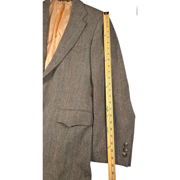 Vintage Pagano West Rare Western-Inspired Tailored Blazer | Made in USA - Picture 5 of 8